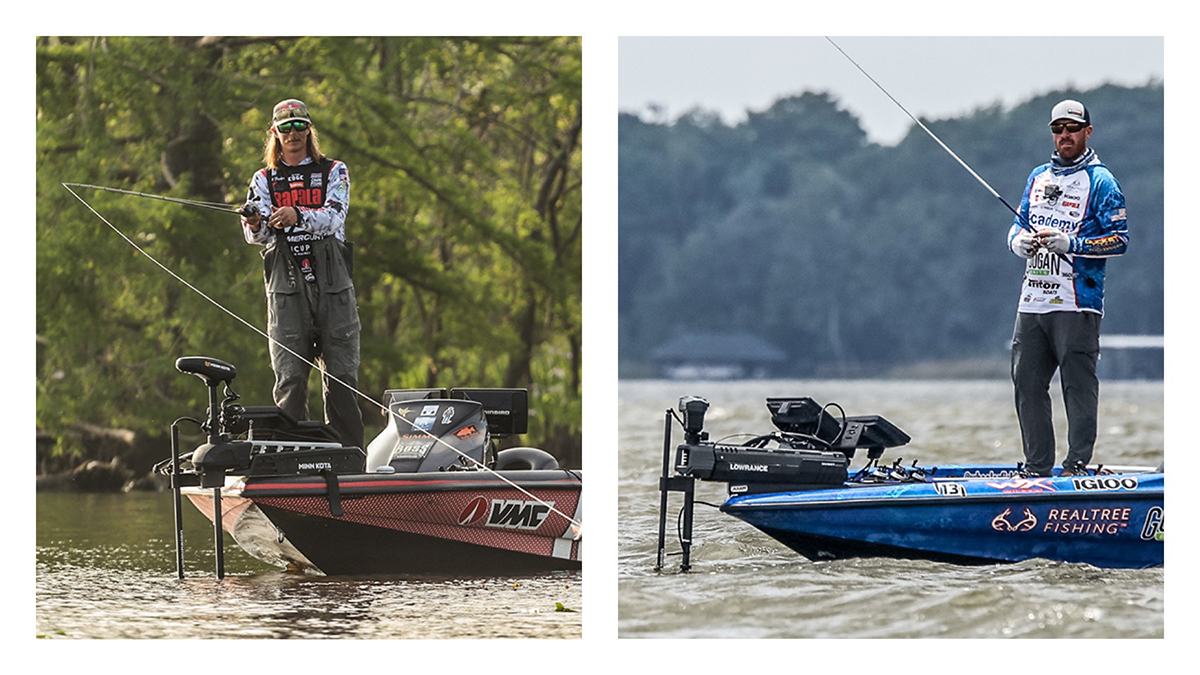 professional anglers seth feider and jacob wheeler