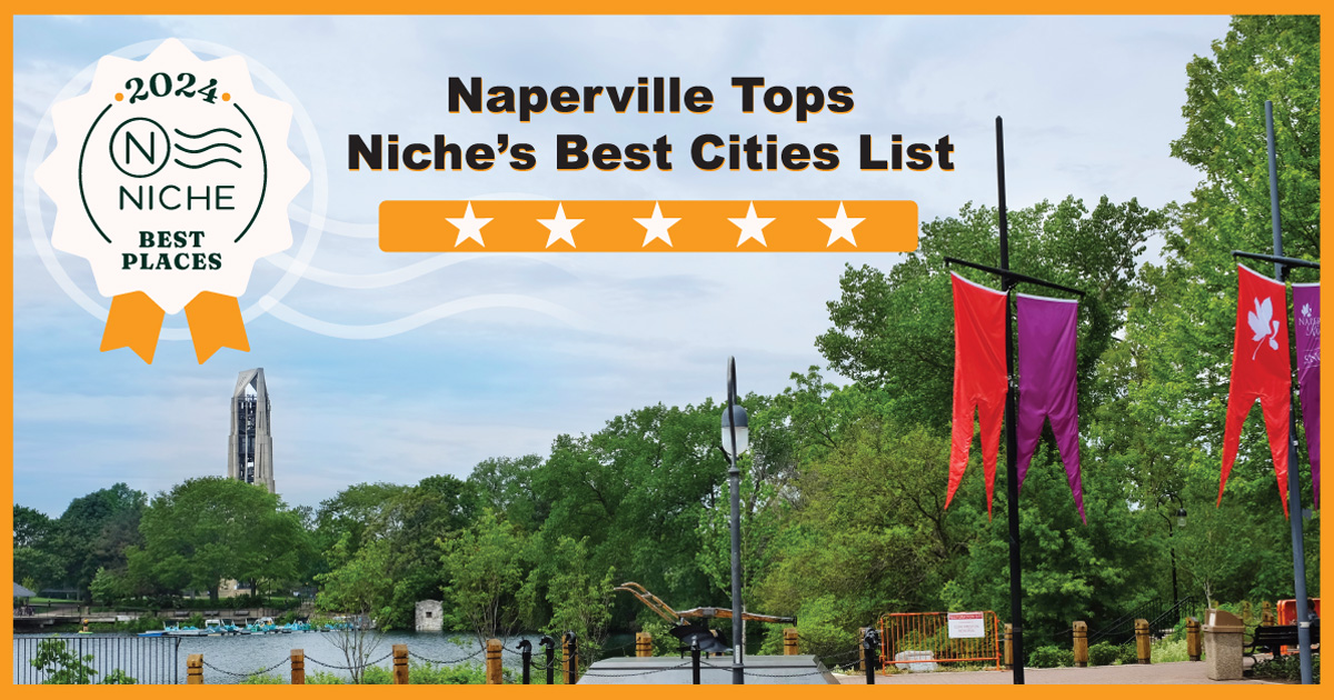 Naperville Tops Niche's Best Cities List