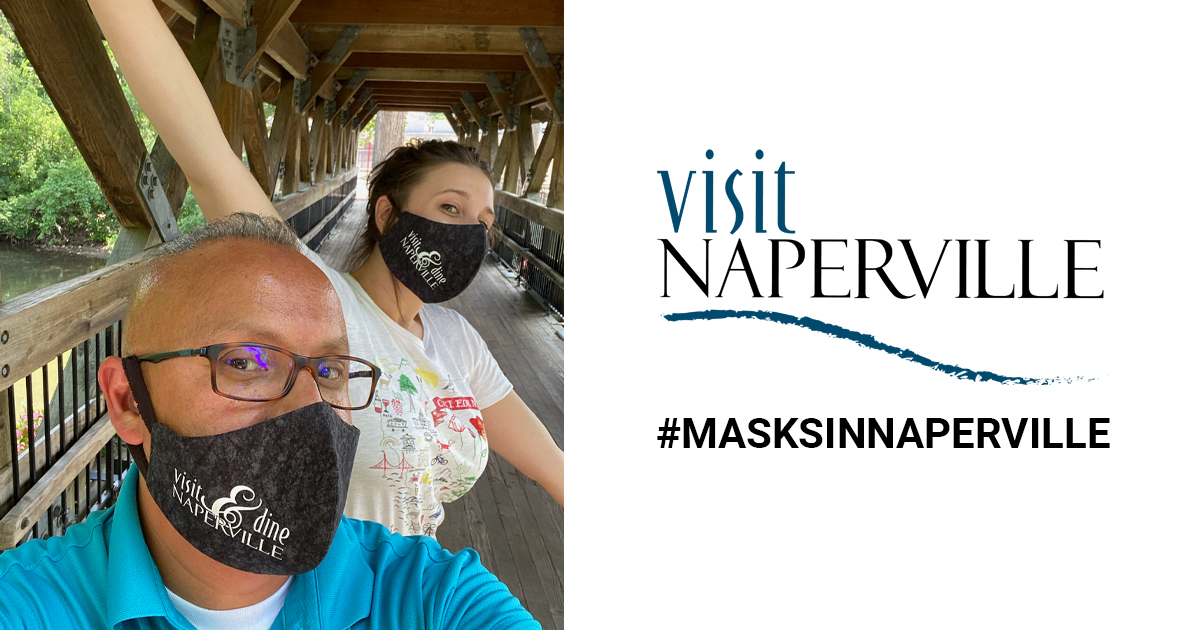  NCVB PROMOTES MASK WEARING WITH LAUNCH OF SOCIAL MEDIA CAMPAIGN #MASKSINNAPERVILLE