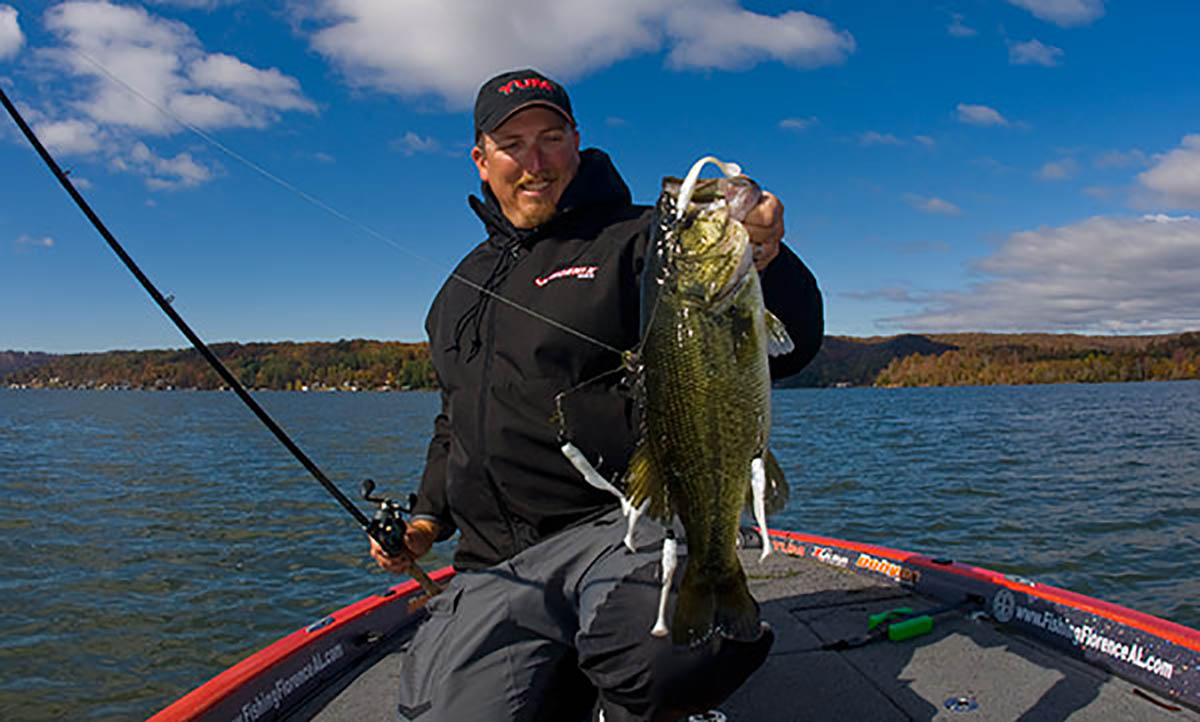 Yumbrell Rig Catches Bass